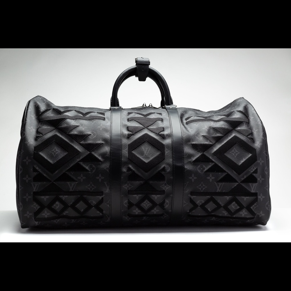 Louis Vuitton keepall 55 monogram eclipse